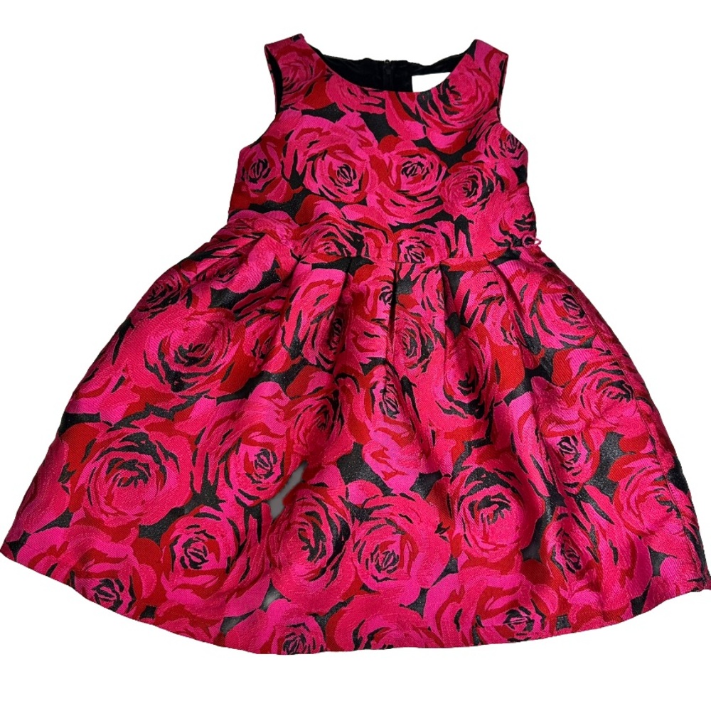 Girl's Rose Christmas Dress by Place Size 4